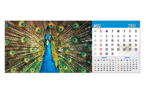 table top calendar